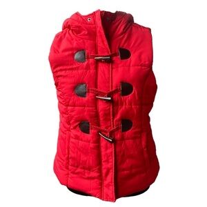 Love Tree Puffer Vest Size Medium Red​​​​